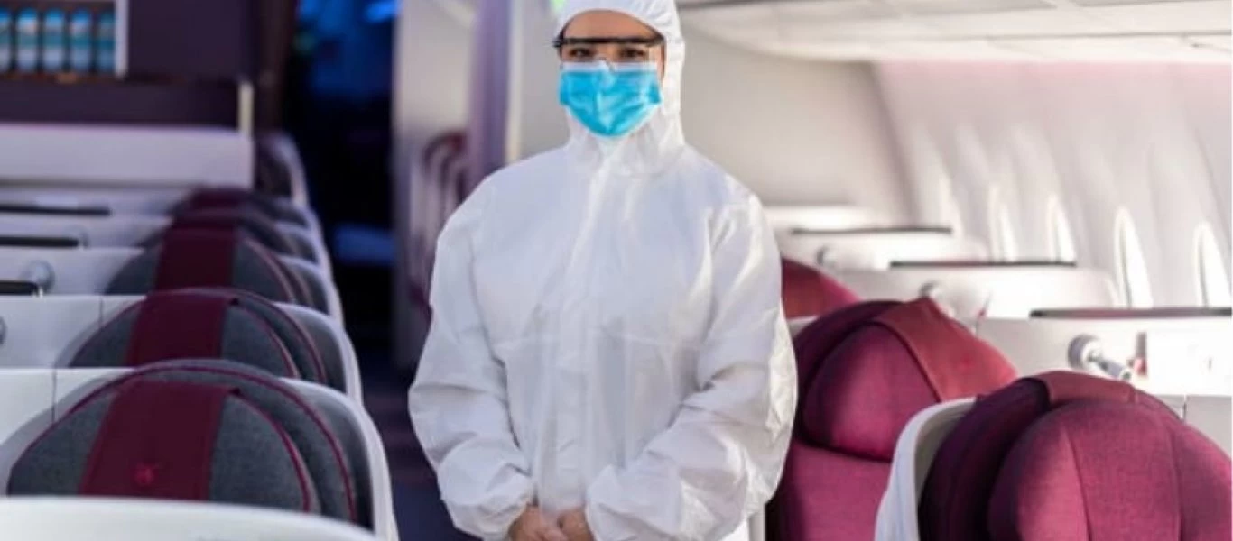 Σαν νοσηλευτές τα πληρώματα των αεροσκαφών αερογραμμών την εποχή του κορωνοϊού